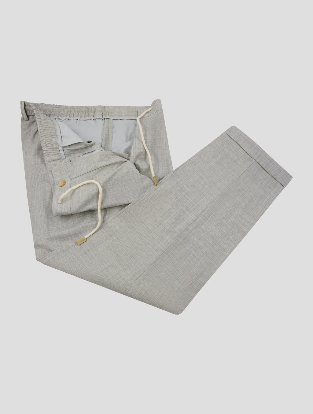 Gran Sasso Gray Virgin Wool Pants 2
