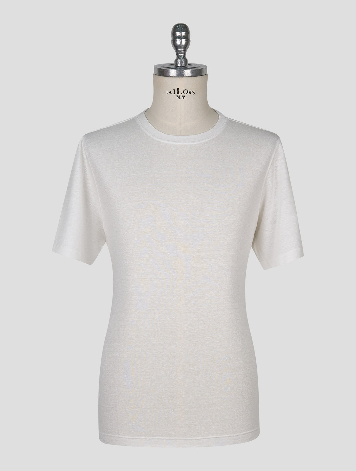 Gran Sasso White Linen Ea T-Shirt 1