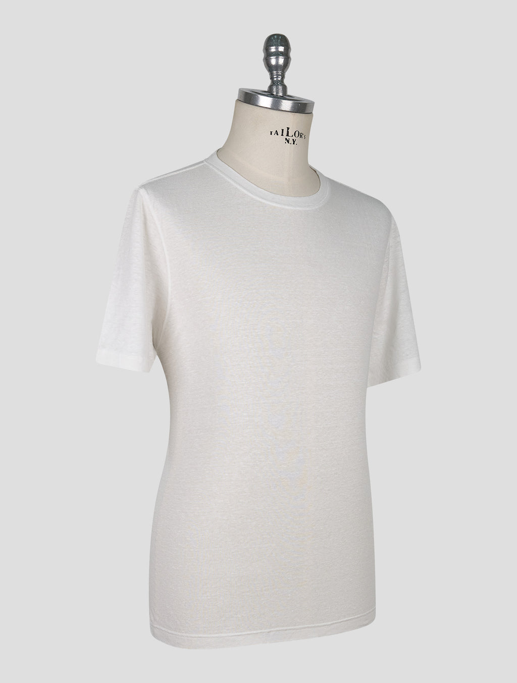 Gran Sasso White Linen Ea T-Shirt 2