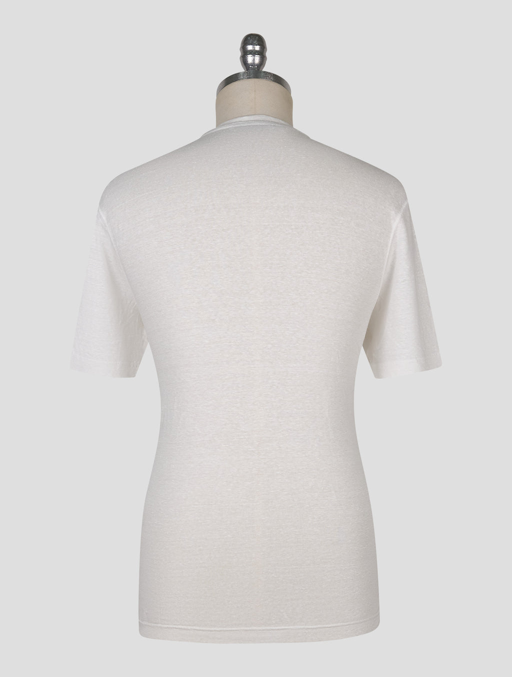 Gran Sasso White Linen Ea T-Shirt 3