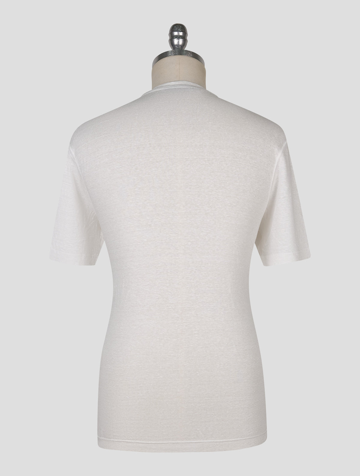 Gran Sasso White Linen Ea T-Shirt 3