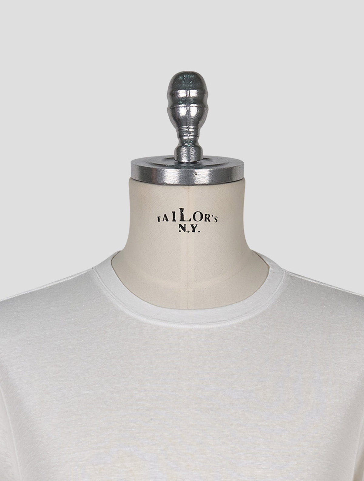 Gran Sasso White Linen Ea T-Shirt 4