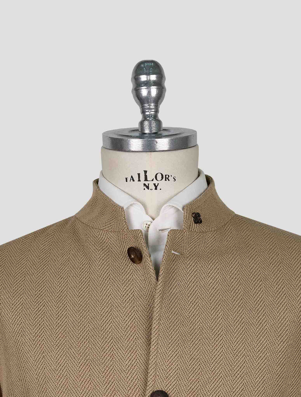 Gran Sasso Beige Cotton Pl Blazer 4