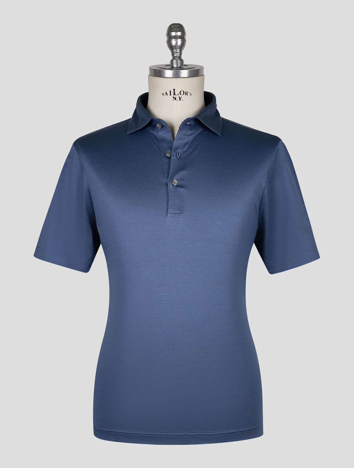 Gran Sasso Blue Cotton Polo 1