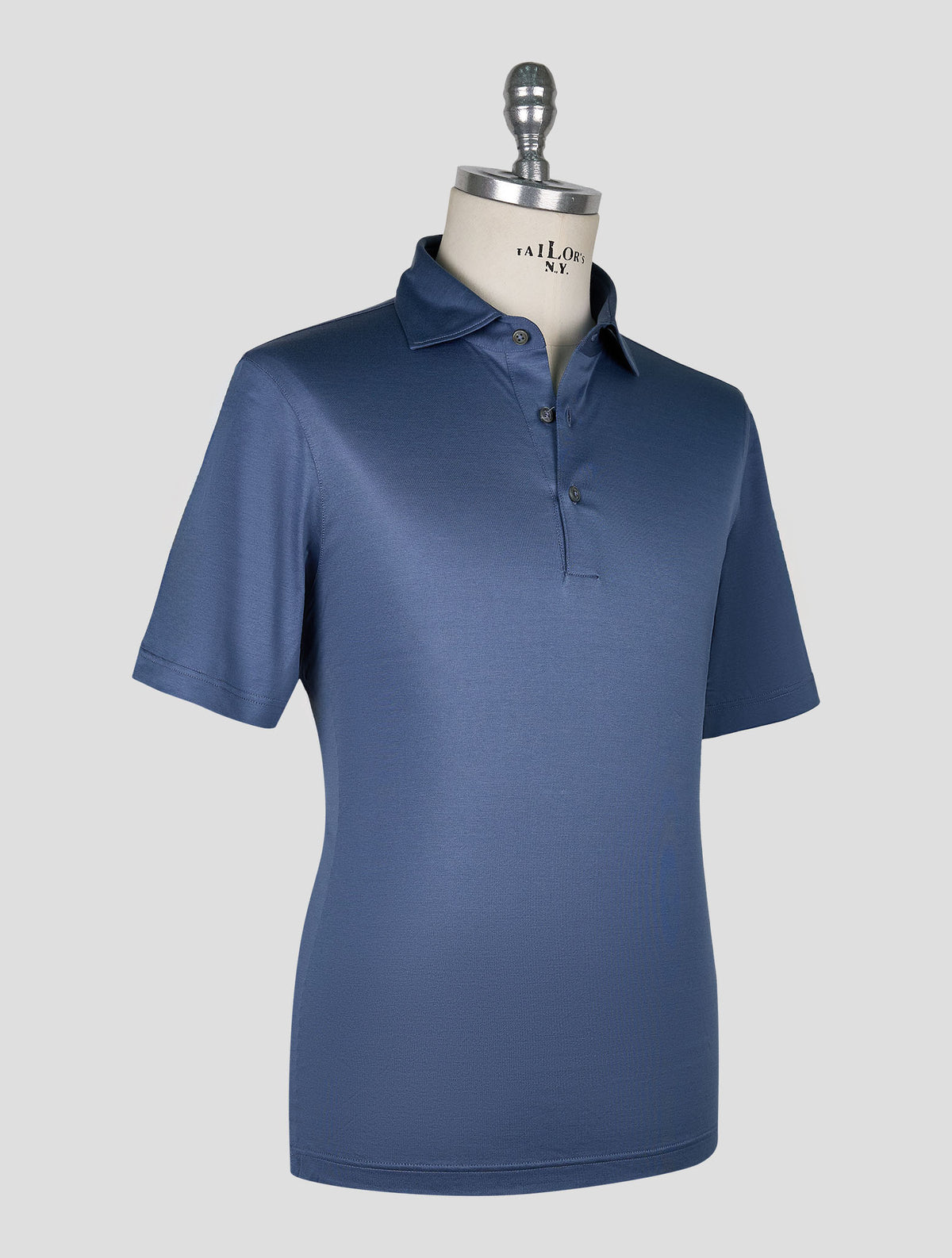 Gran Sasso Blue Cotton Polo 2
