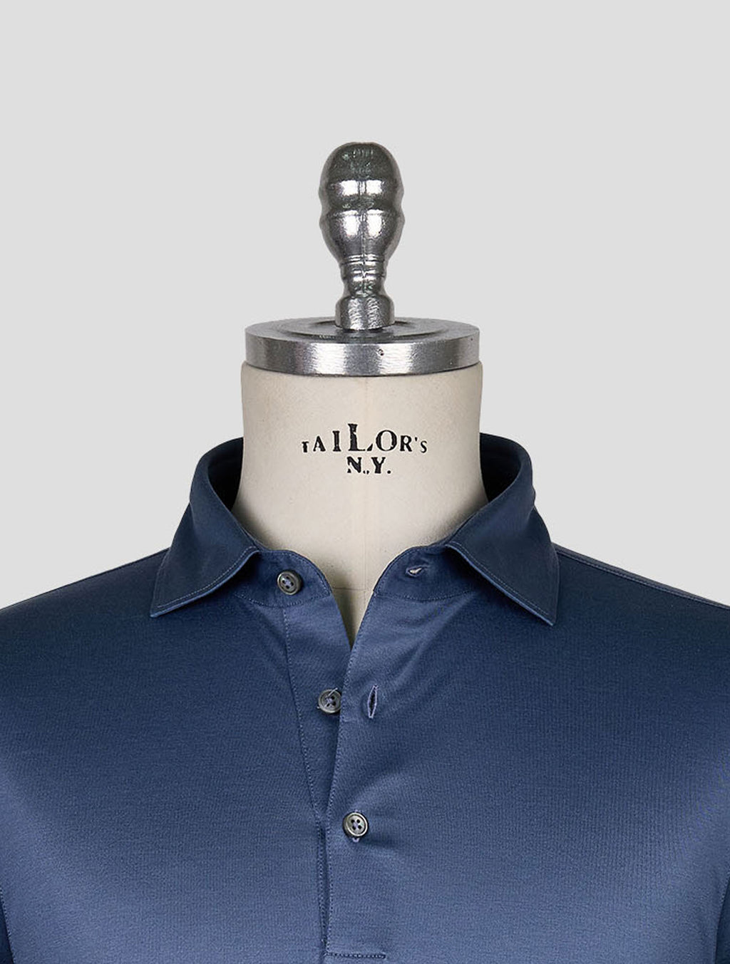 Gran Sasso Blue Cotton Polo 4