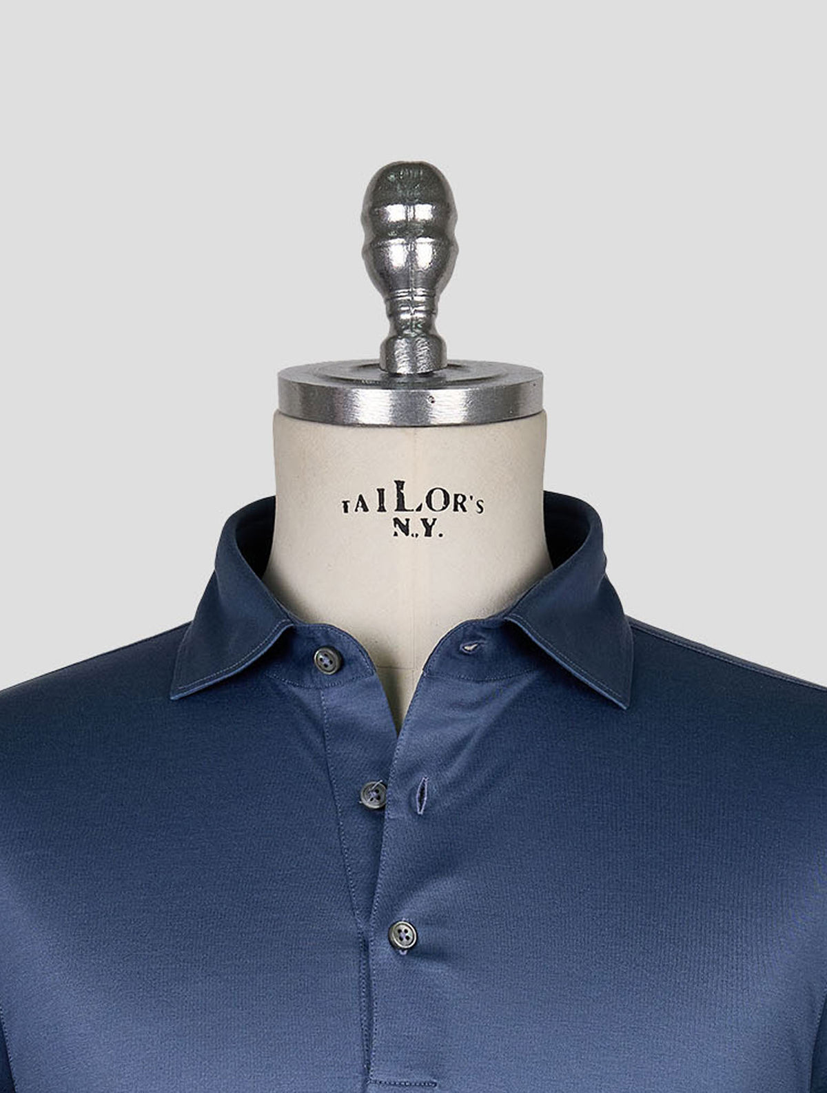 Gran Sasso Blue Cotton Polo 4
