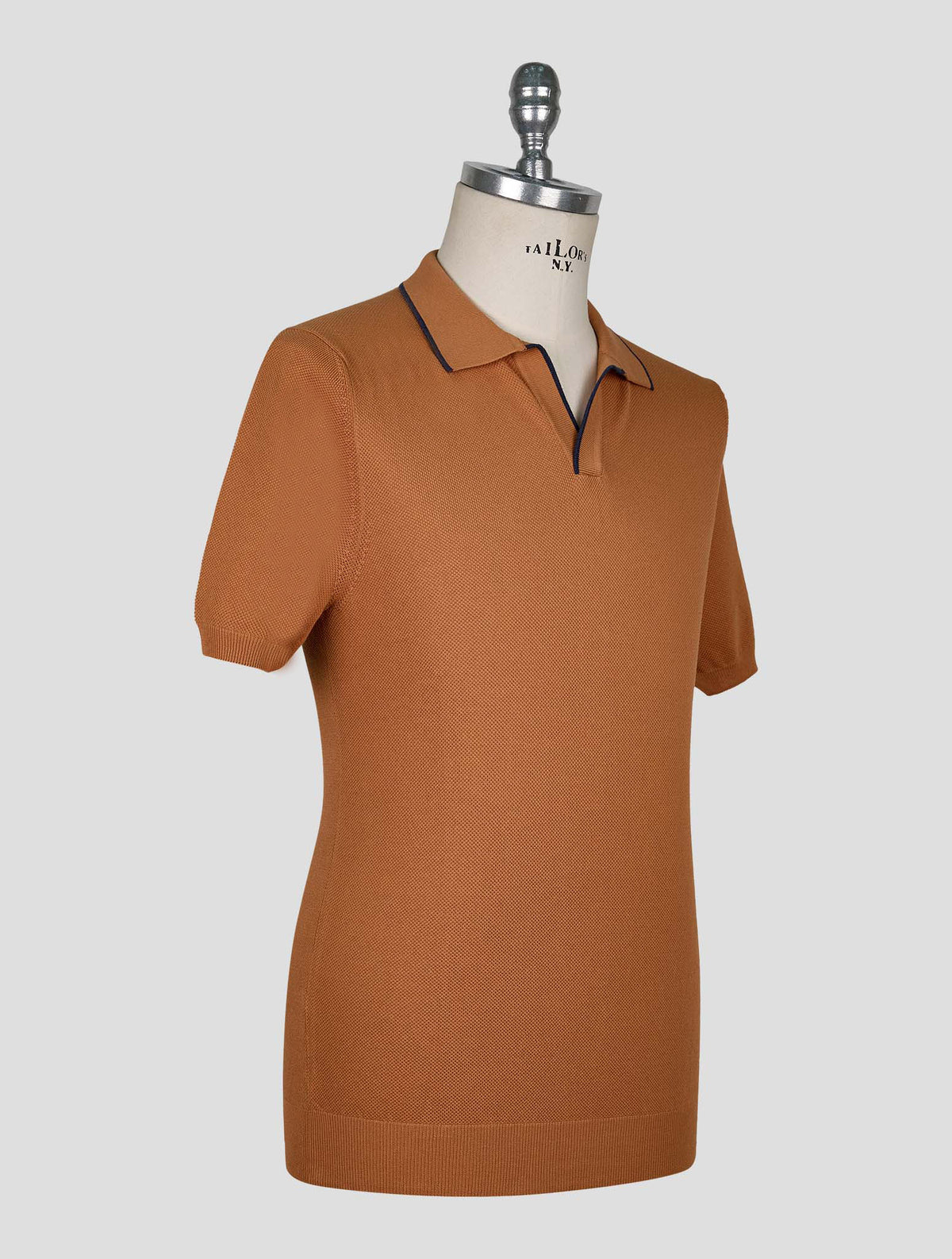 Gran Sasso Brown Cotton Polo 2