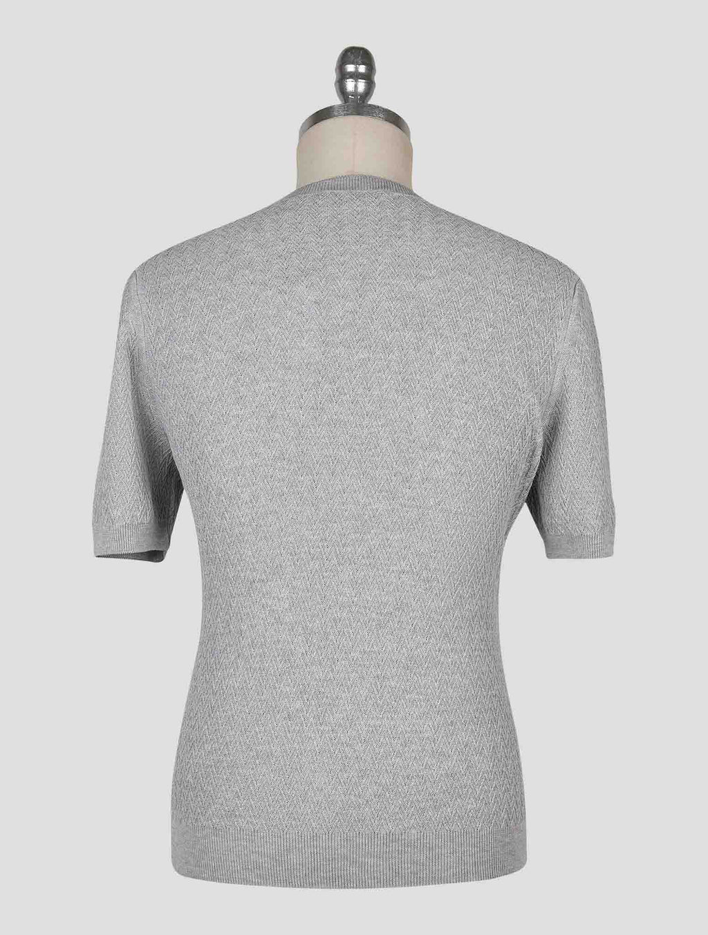 Gran Sasso Gray Cotton T-Shirt 3