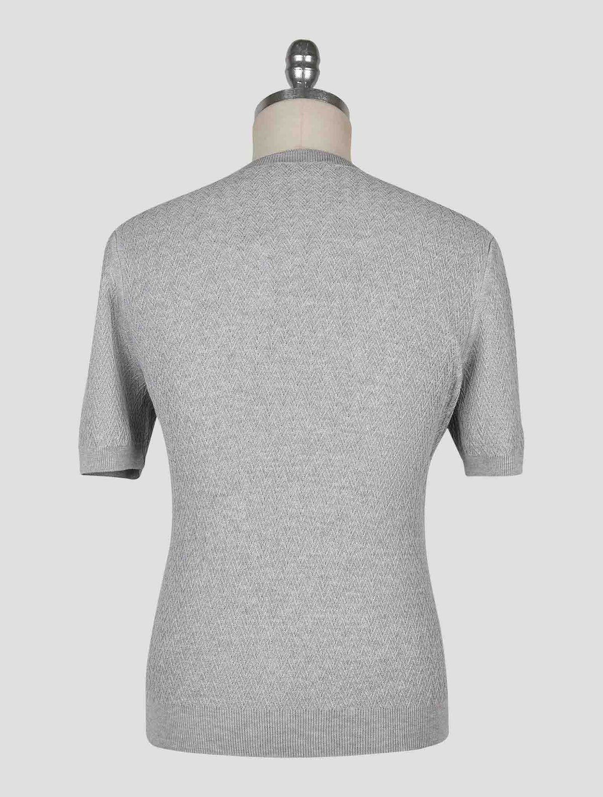 Gran Sasso Gray Cotton T-Shirt 3
