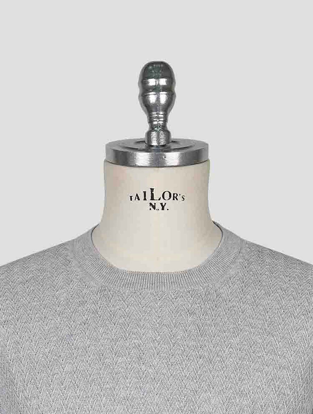 Gran Sasso Gray Cotton T-Shirt 4
