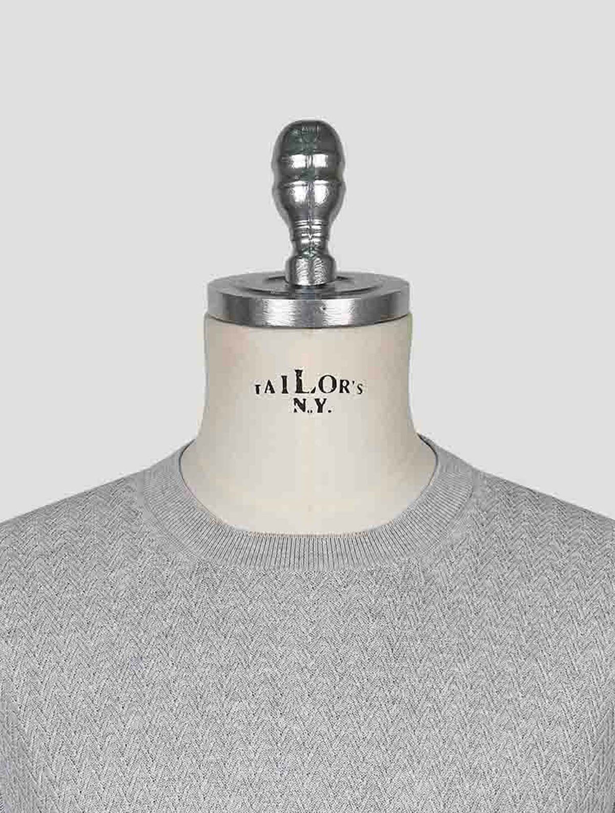 Gran Sasso Gray Cotton T-Shirt 4