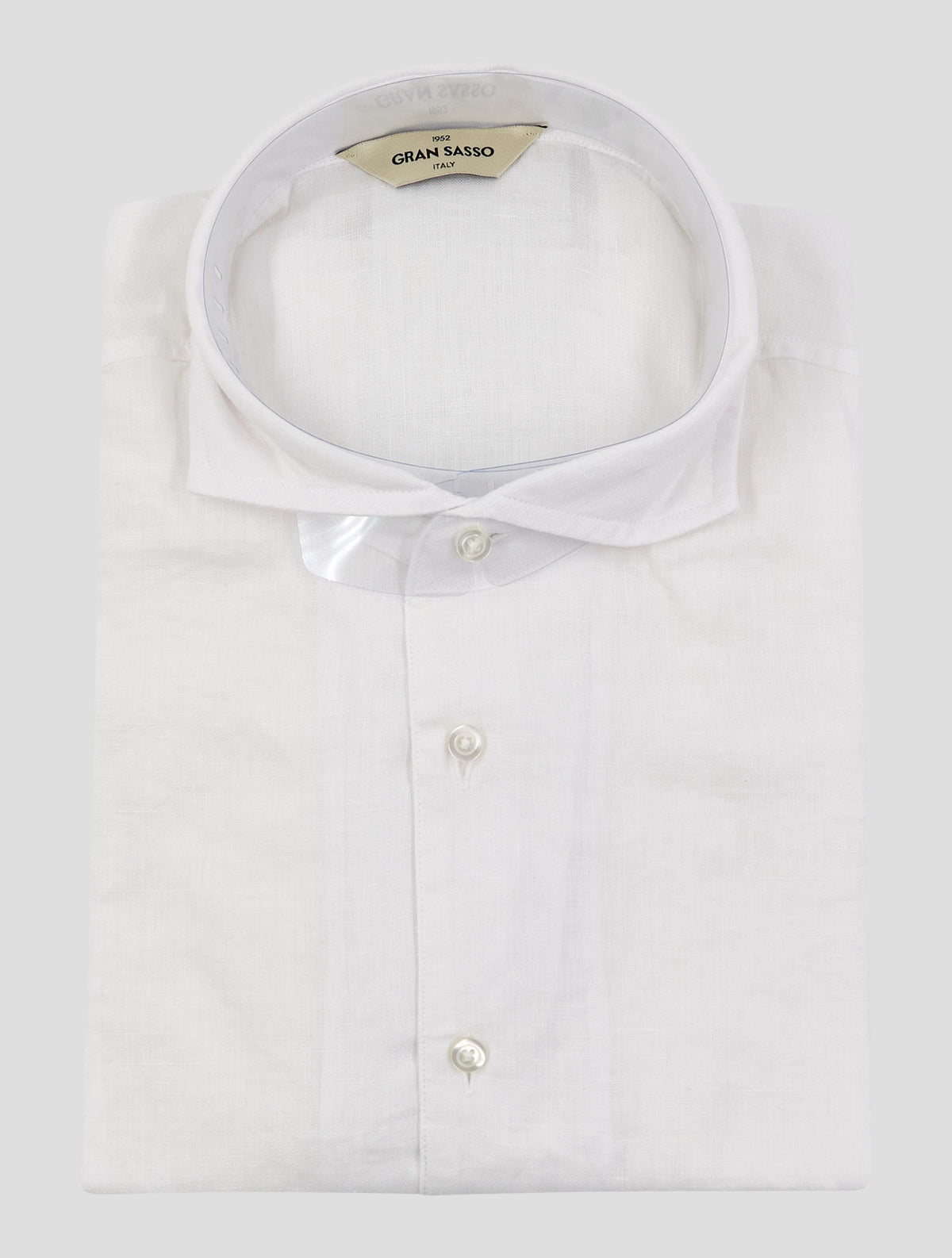Gran Sasso White Linen Shirt 1