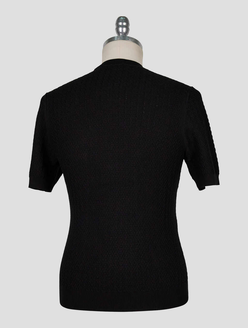 Gran Sasso Black Cotton T-Shirt 3