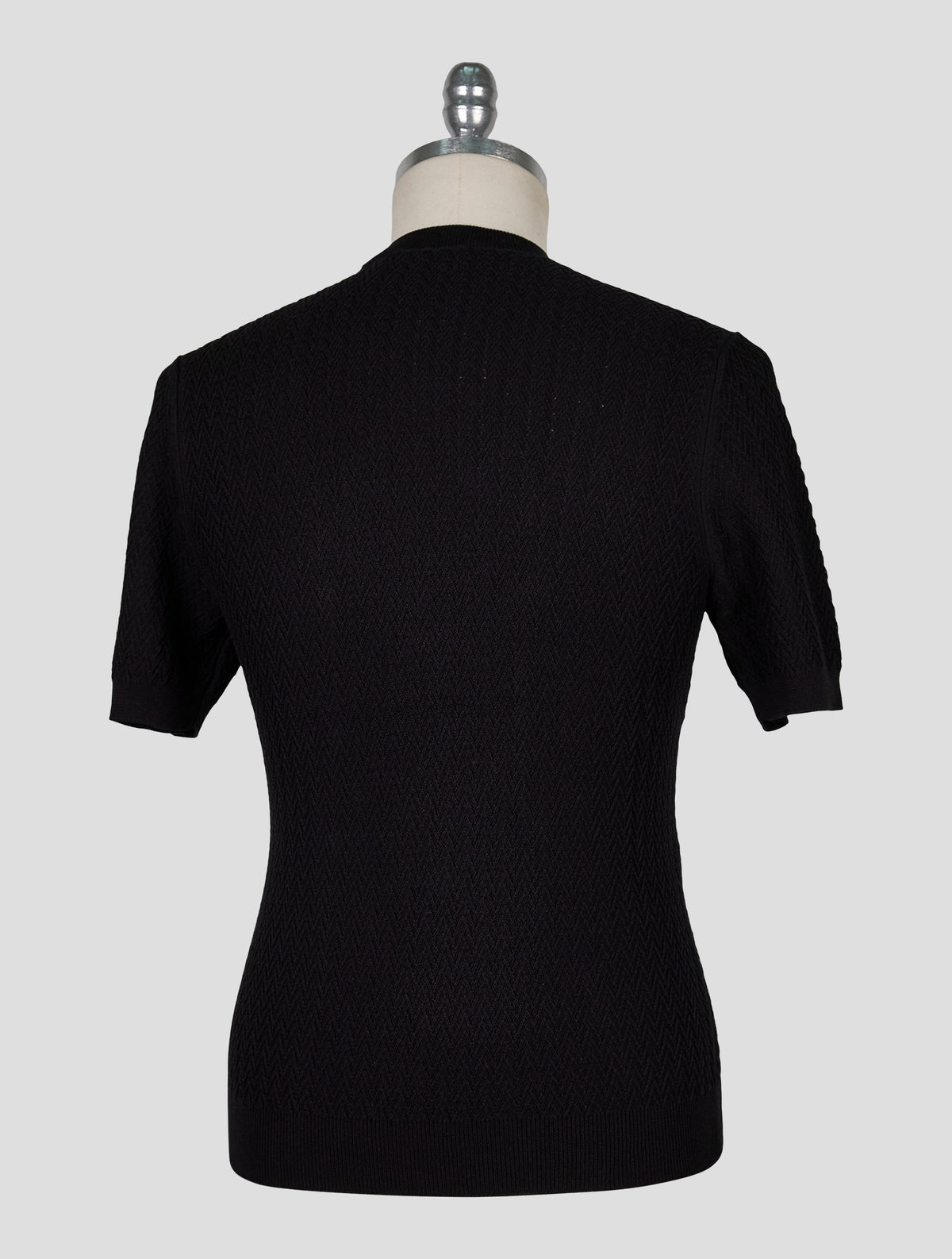 Gran Sasso Black Cotton T-Shirt 3
