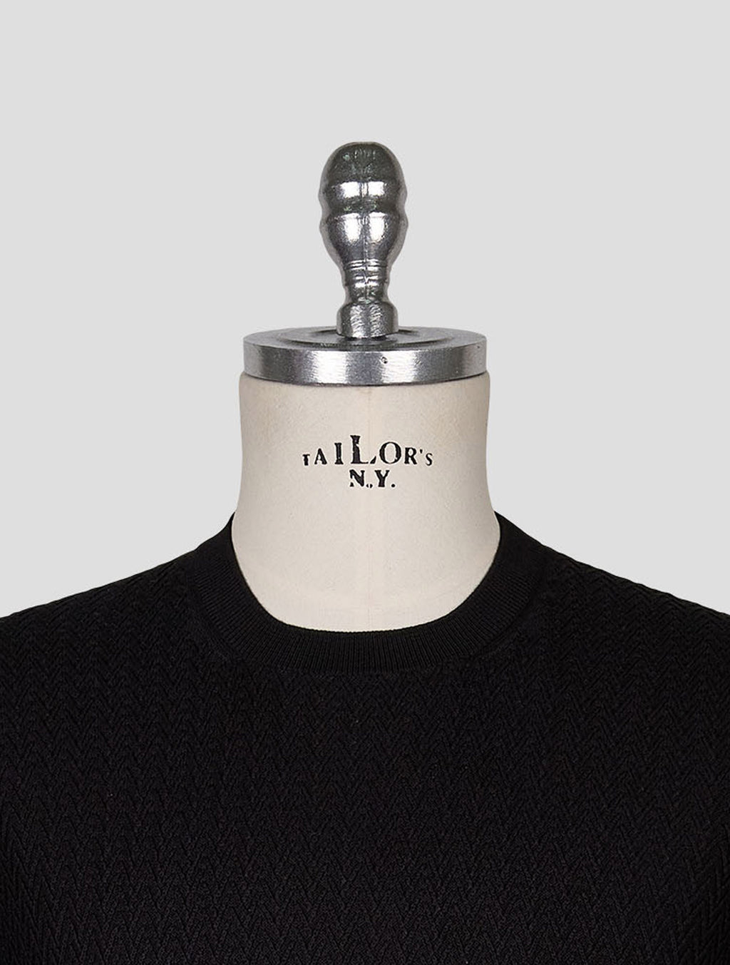 Gran Sasso Black Cotton T-Shirt 4