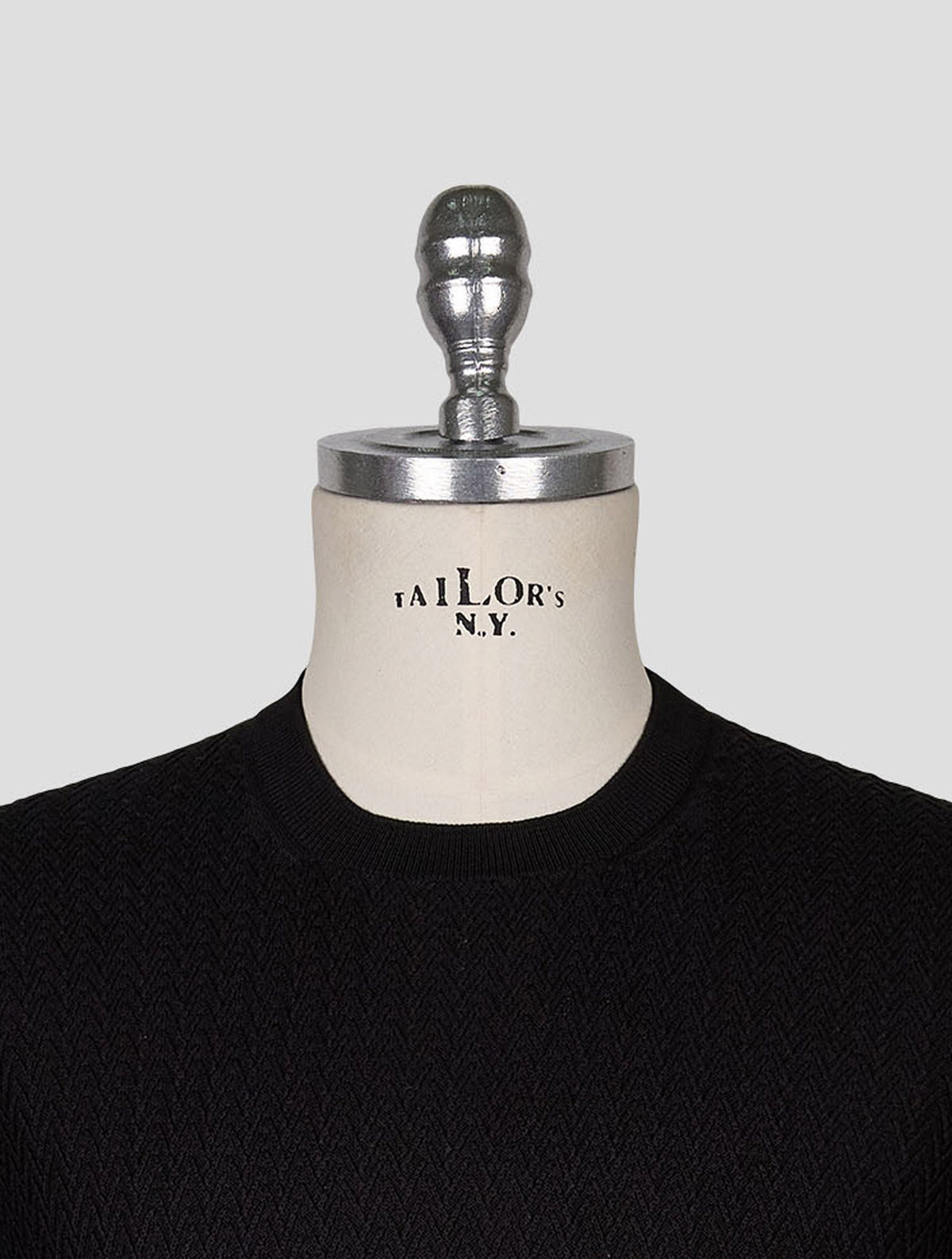 Gran Sasso Black Cotton T-Shirt 4