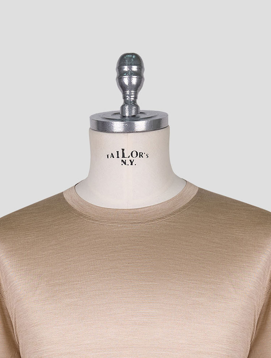Gran Sasso Beige Silk T-Shirt 4