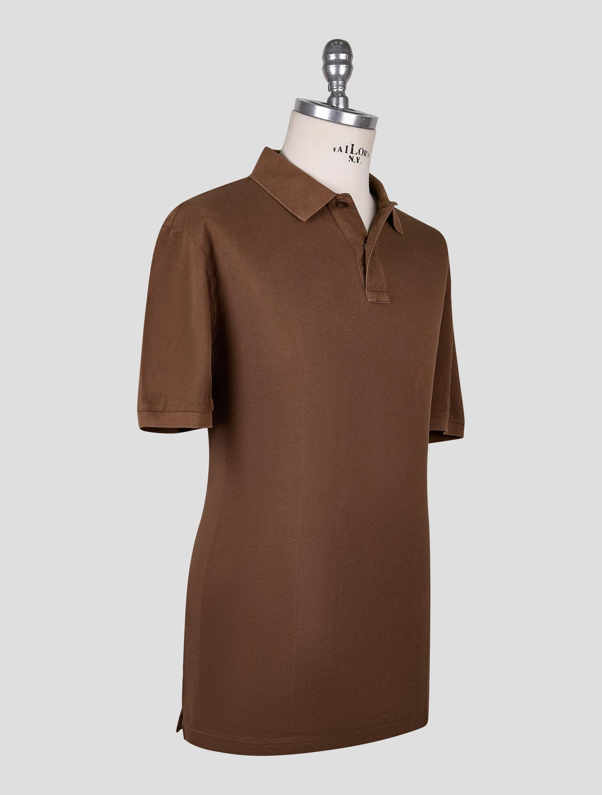 Gran Sasso Brown Cotton Polo 3