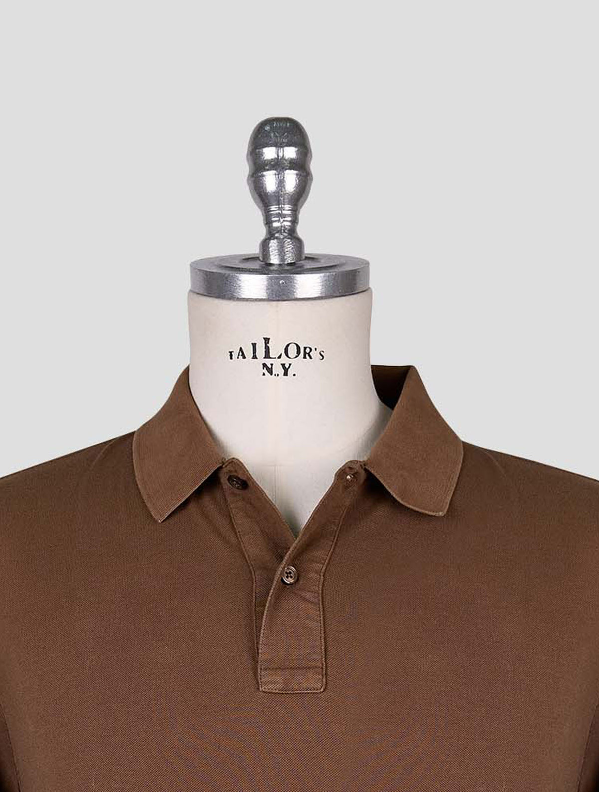 Gran Sasso Brown Cotton Polo 4