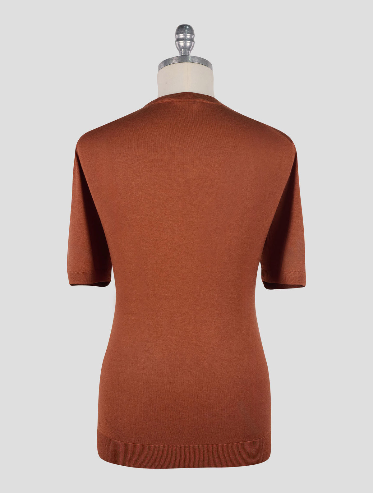 Gran Sasso Brown Silk T-Shirt 3