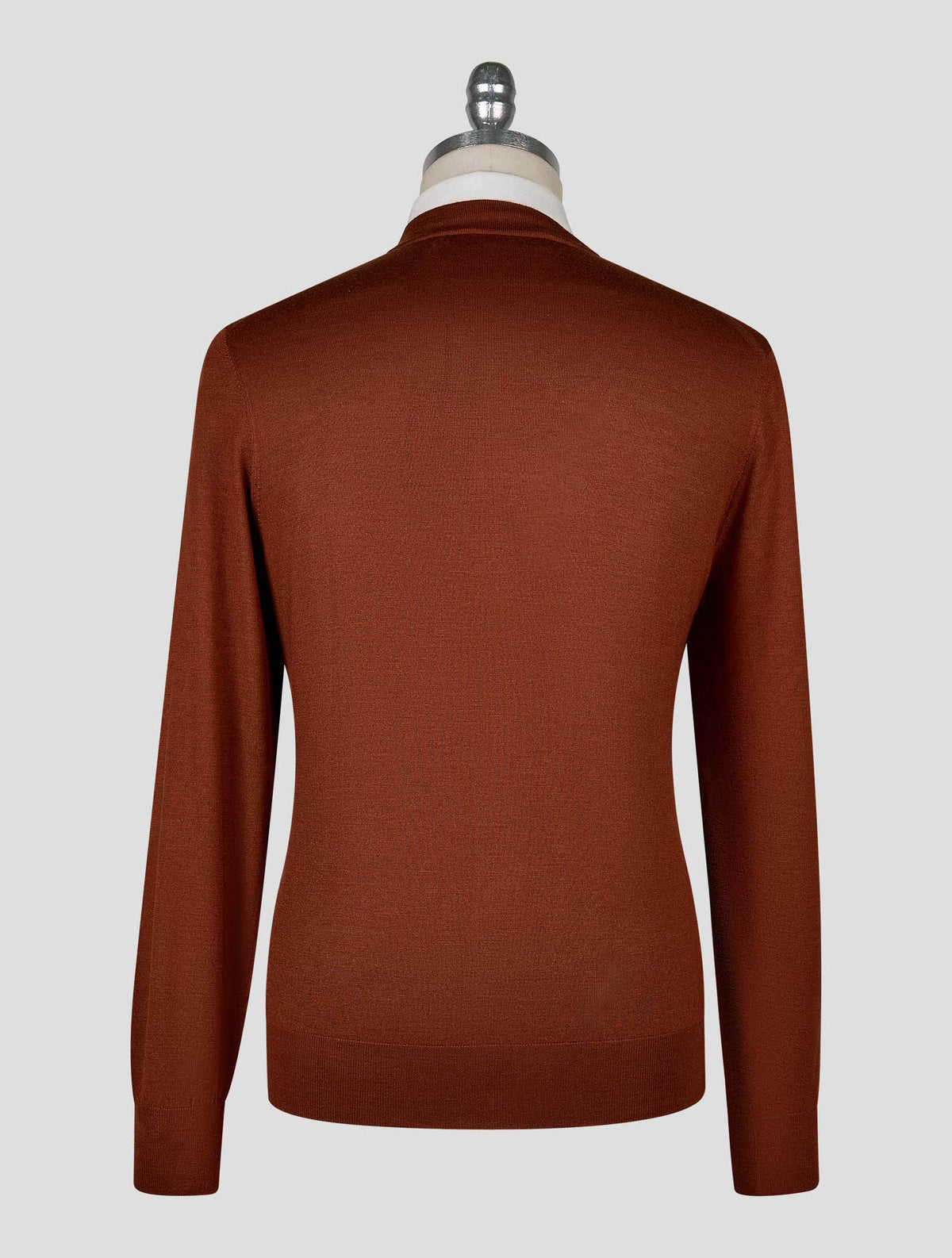 Gran Sasso Brown Virgin Wool Cashmere Silk Cardigan 3