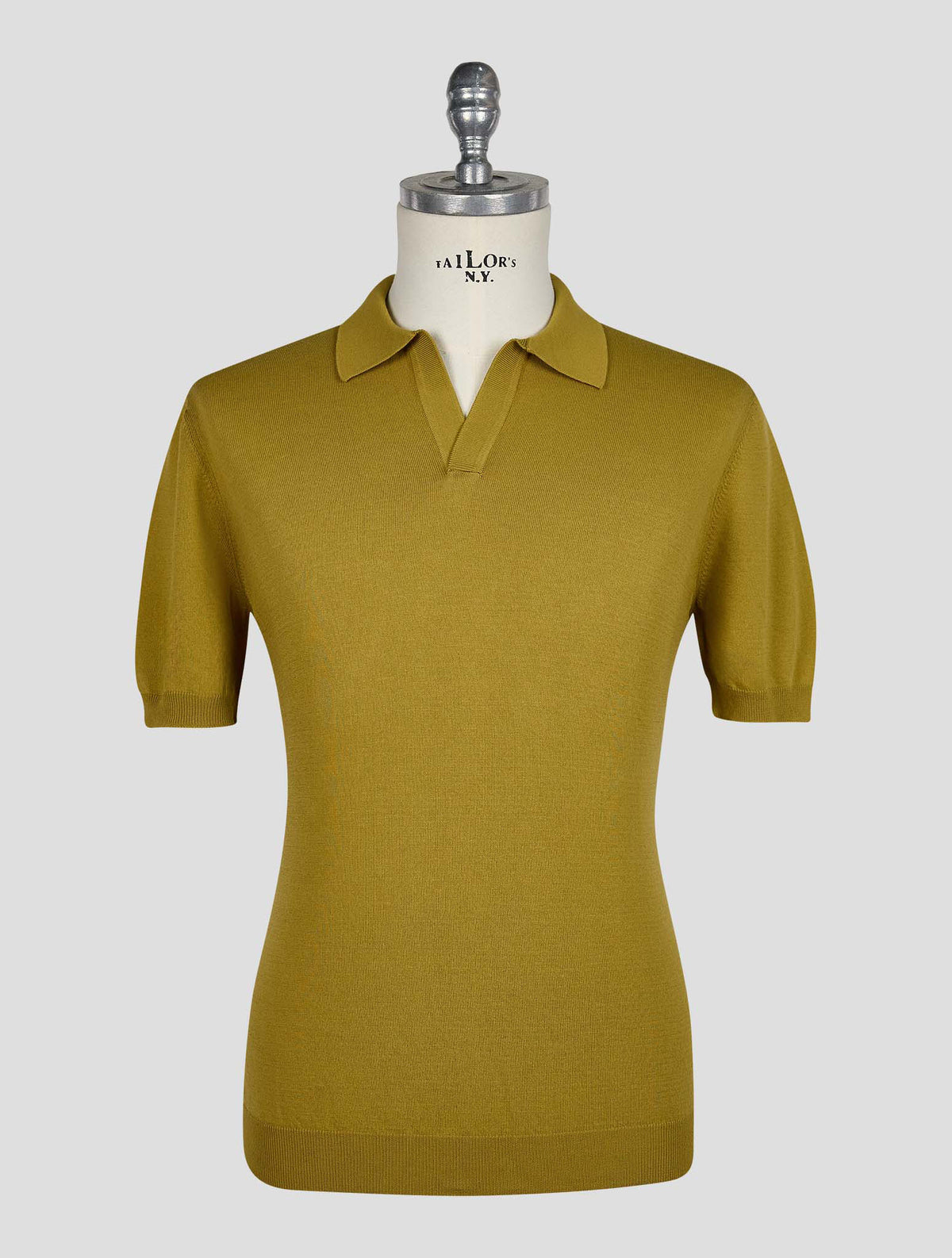 Gran Sasso Khaki Cotton Polo 1