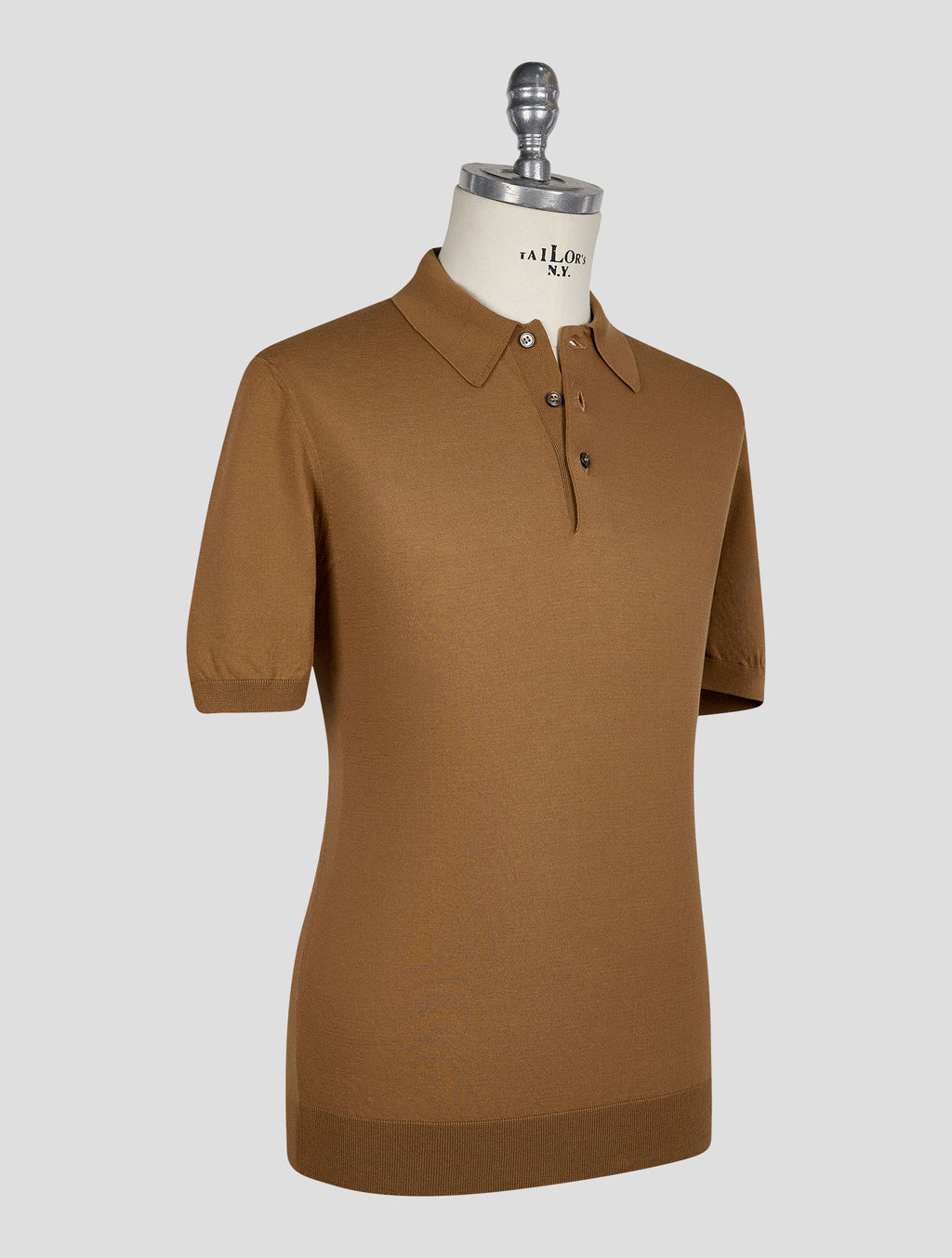 Gran Sasso Brown Cotton Polo 2