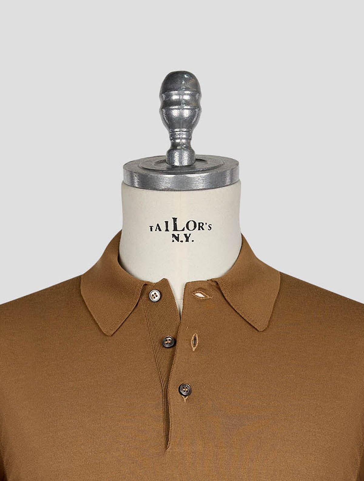 Gran Sasso Brown Cotton Polo 4