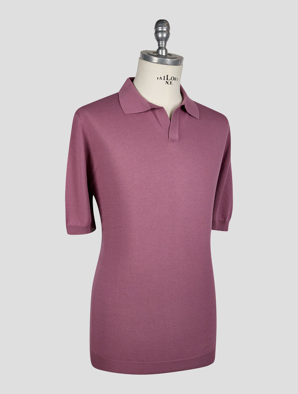 Gran Sasso Violet Cotton Polo 2