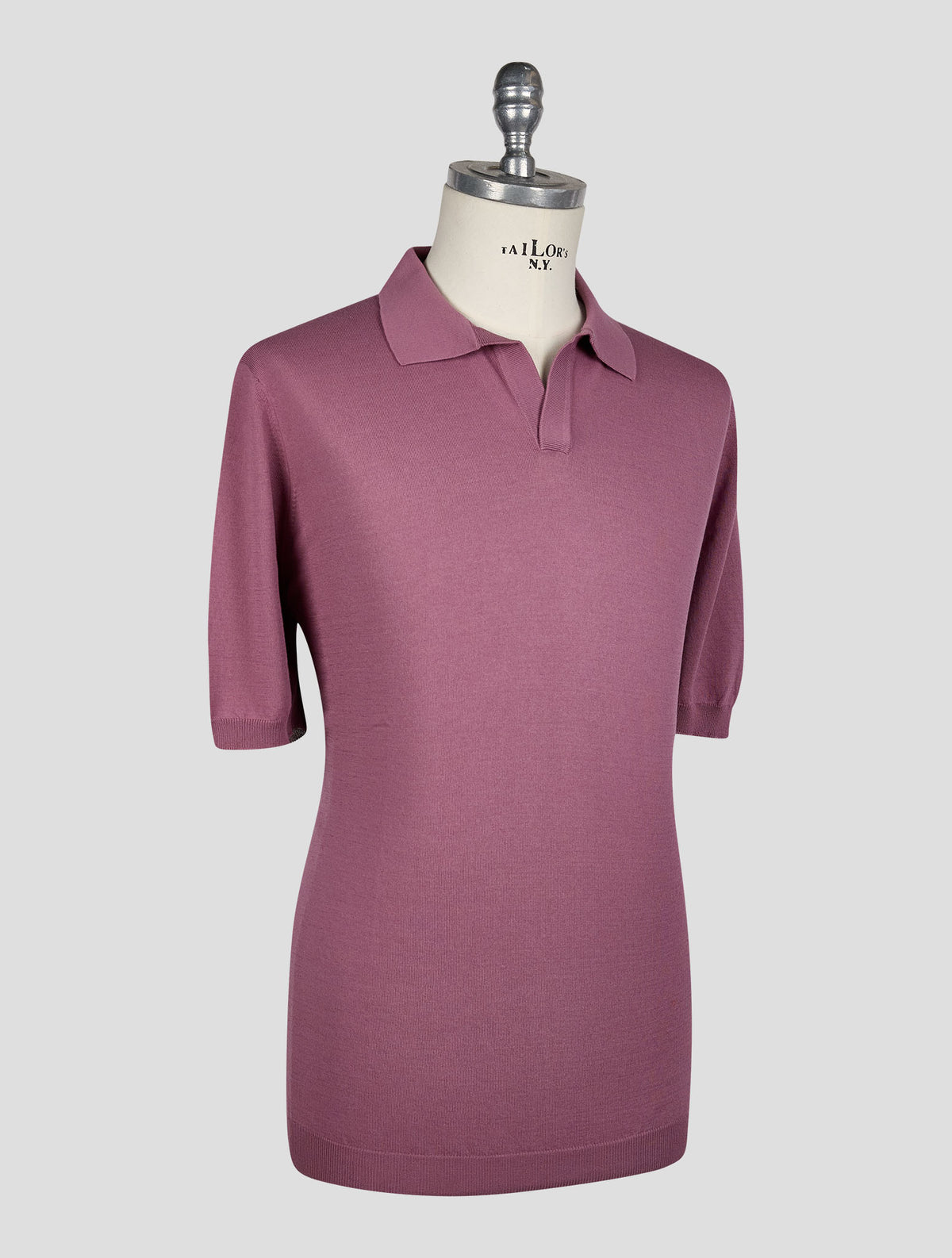 Gran Sasso Violet Cotton Polo 2