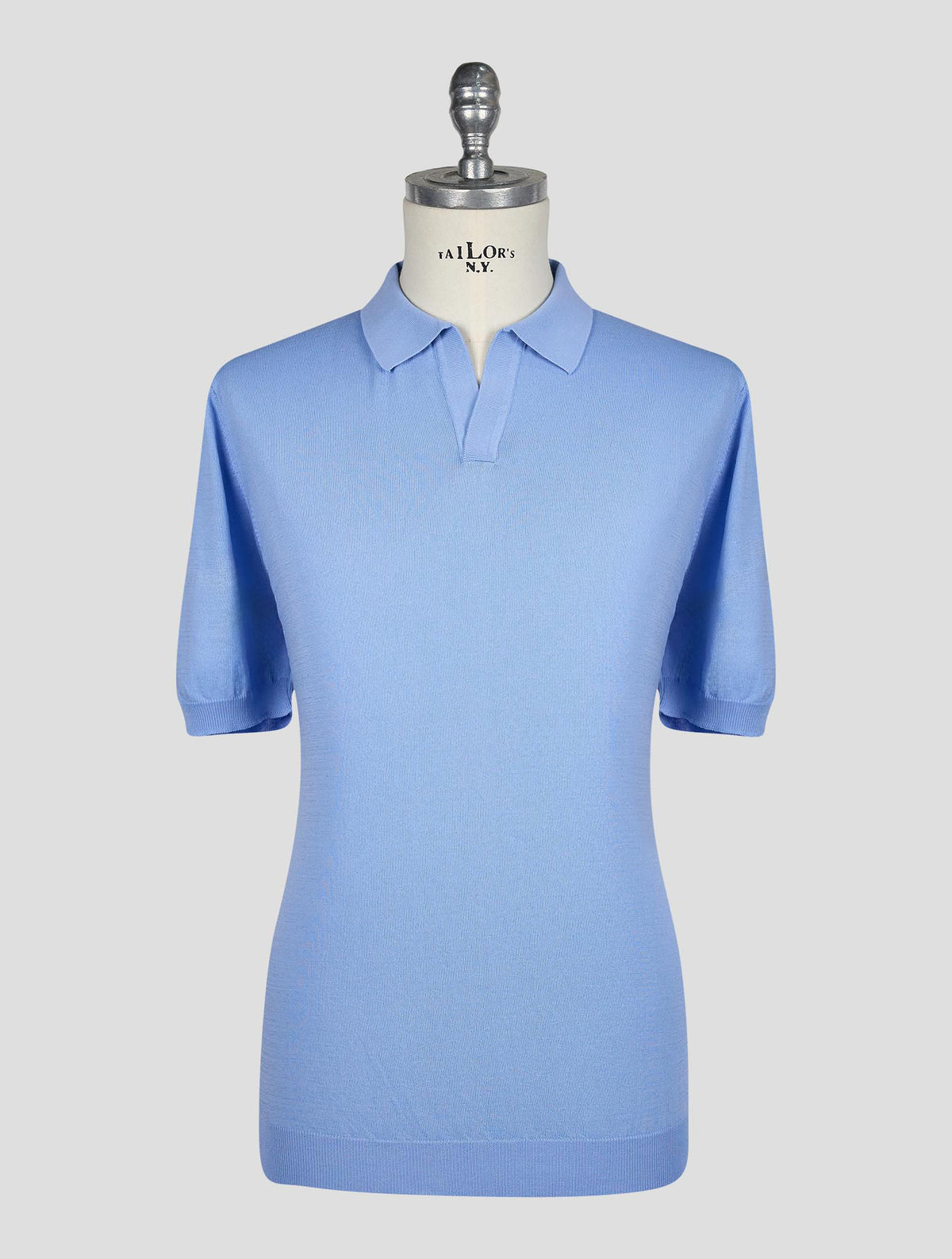 Gran Sasso Light Blue Cotton Polo 1