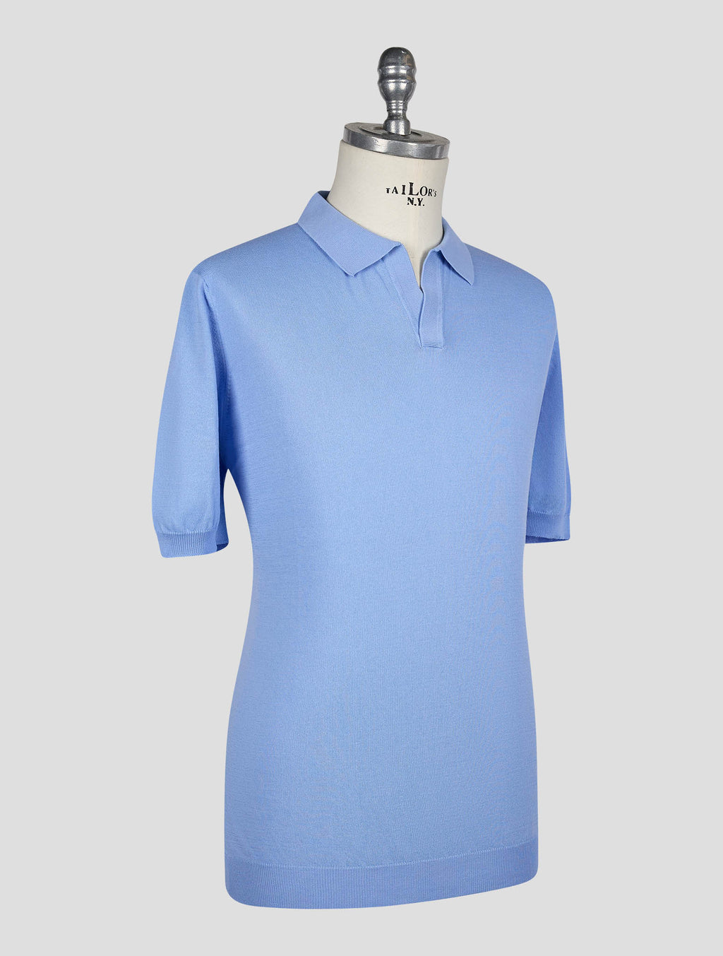Gran Sasso Light Blue Cotton Polo 2