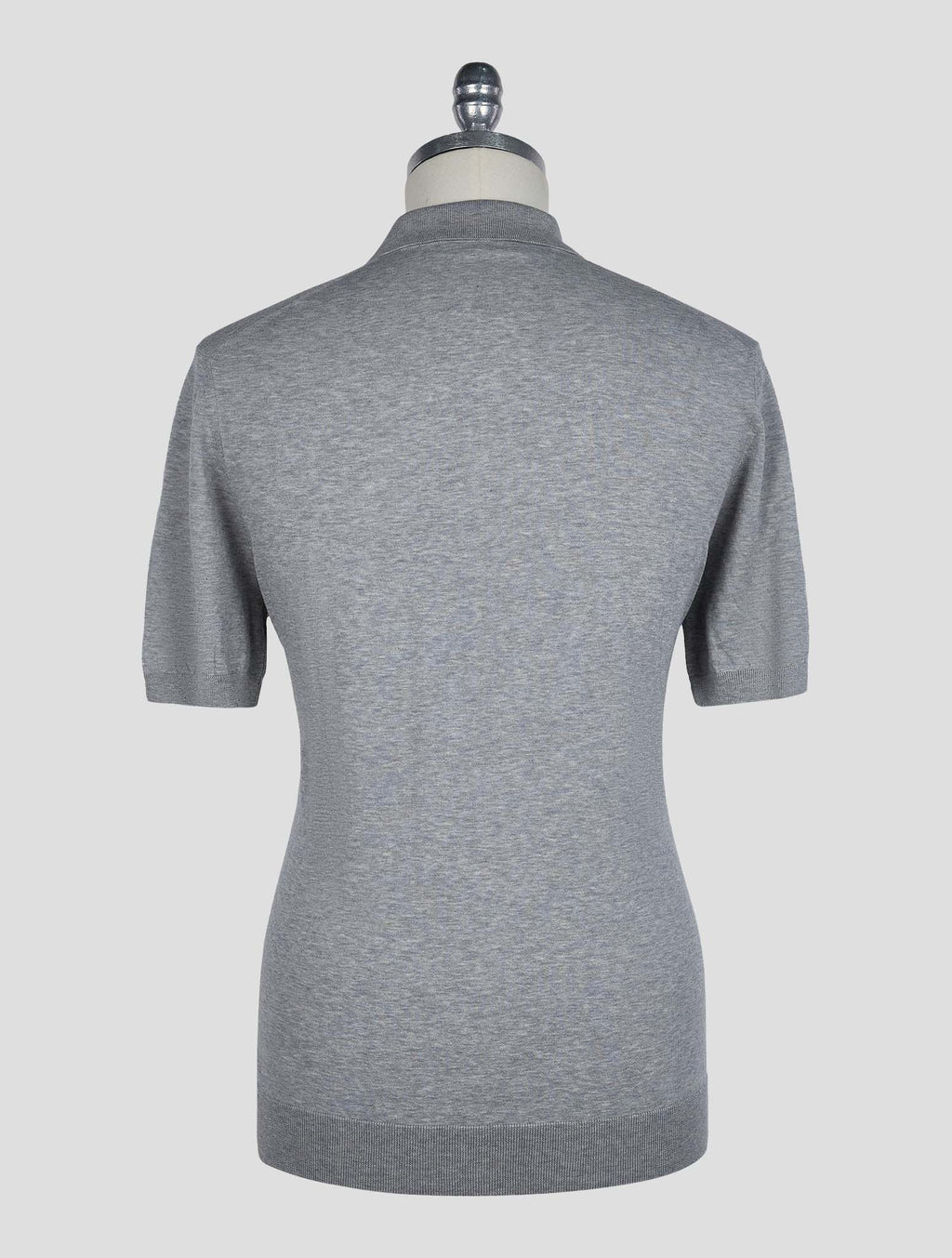 Gran Sasso Gray Cotton Polo 3