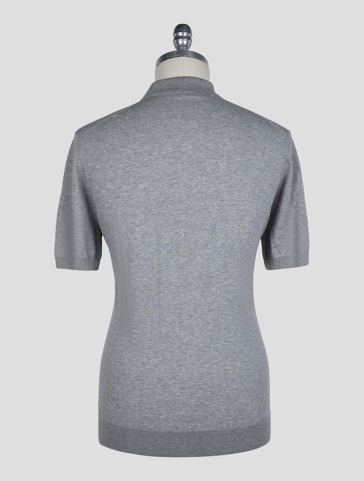 Gran Sasso Gray Cotton Polo 3
