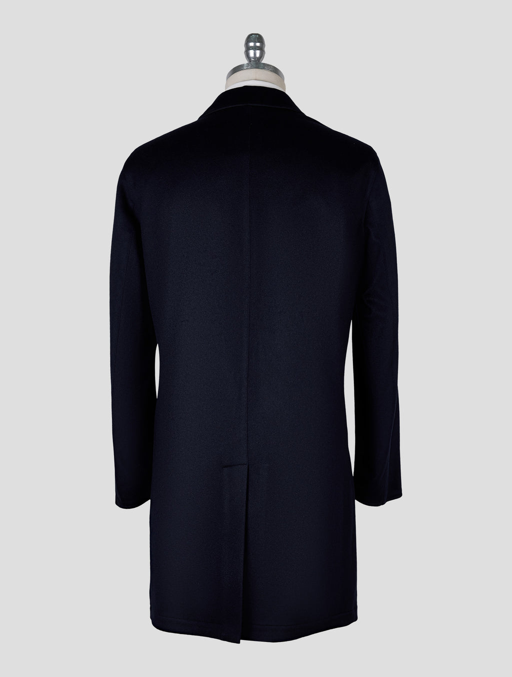 Kired Dark Blue Cashmere Pl Reverse Overcoat 3