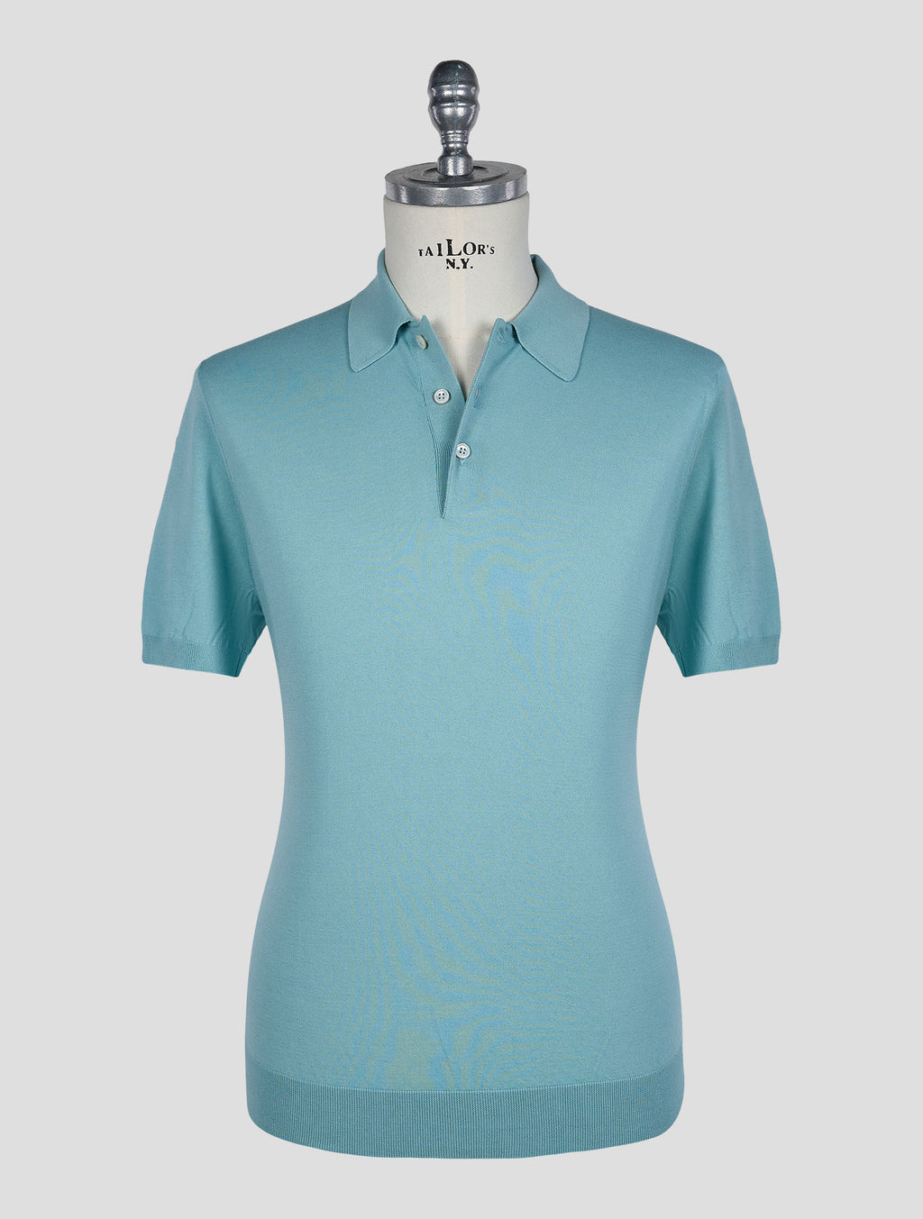 Gran Sasso Light Blue Cotton Polo 1