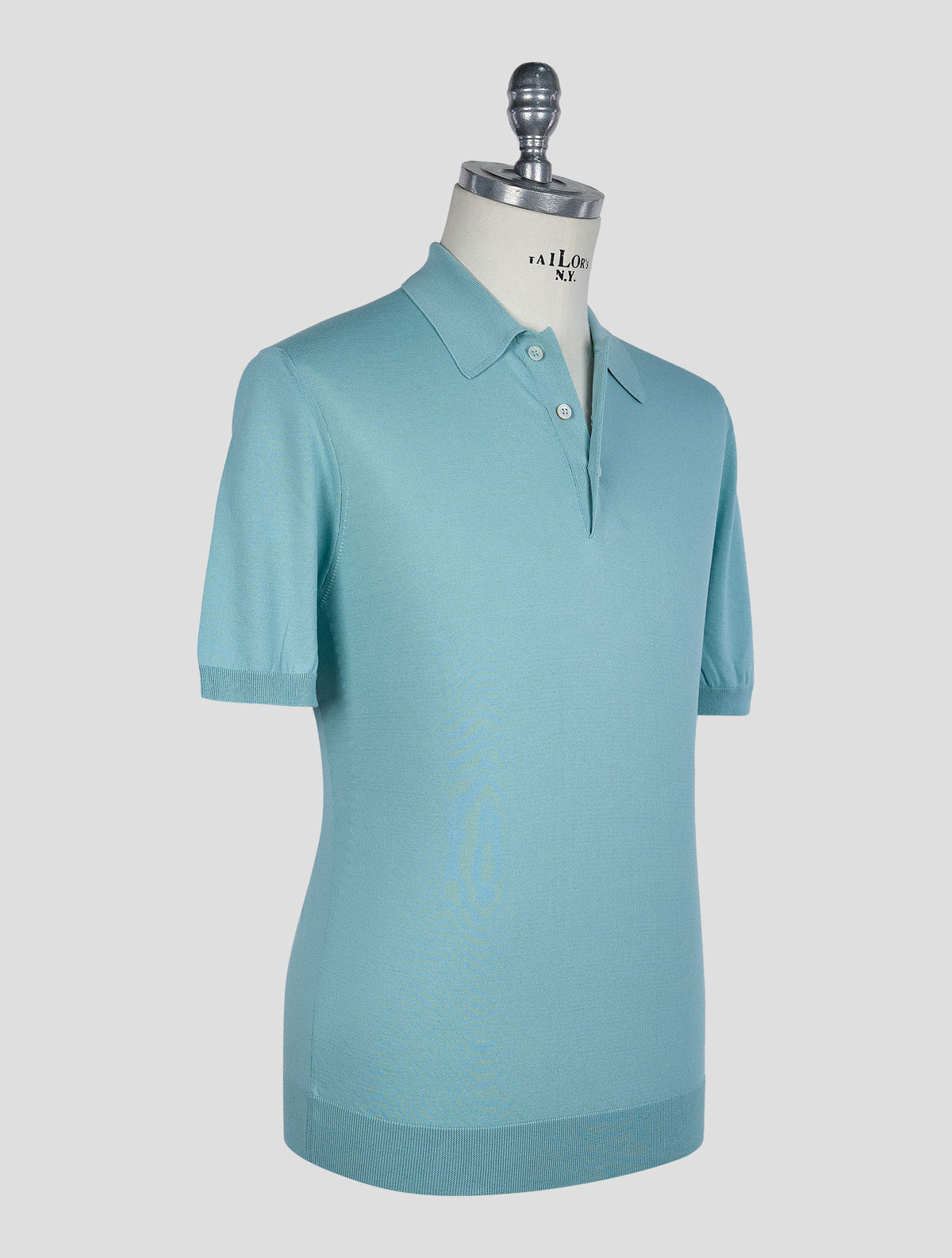 Gran Sasso Light Blue Cotton Polo 2