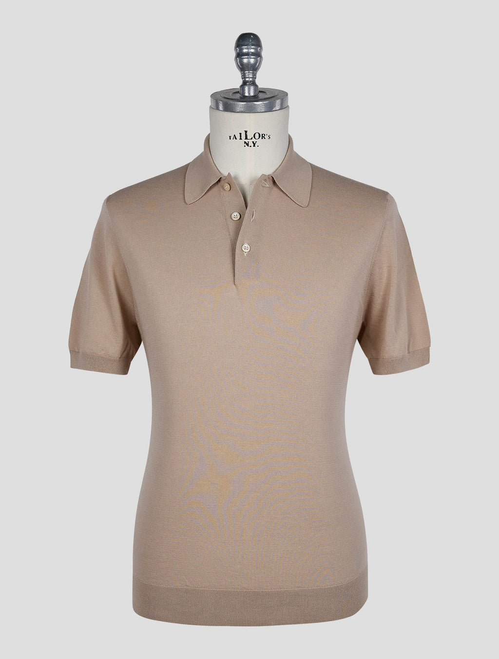 Gran Sasso Sand Cotton Polo 1