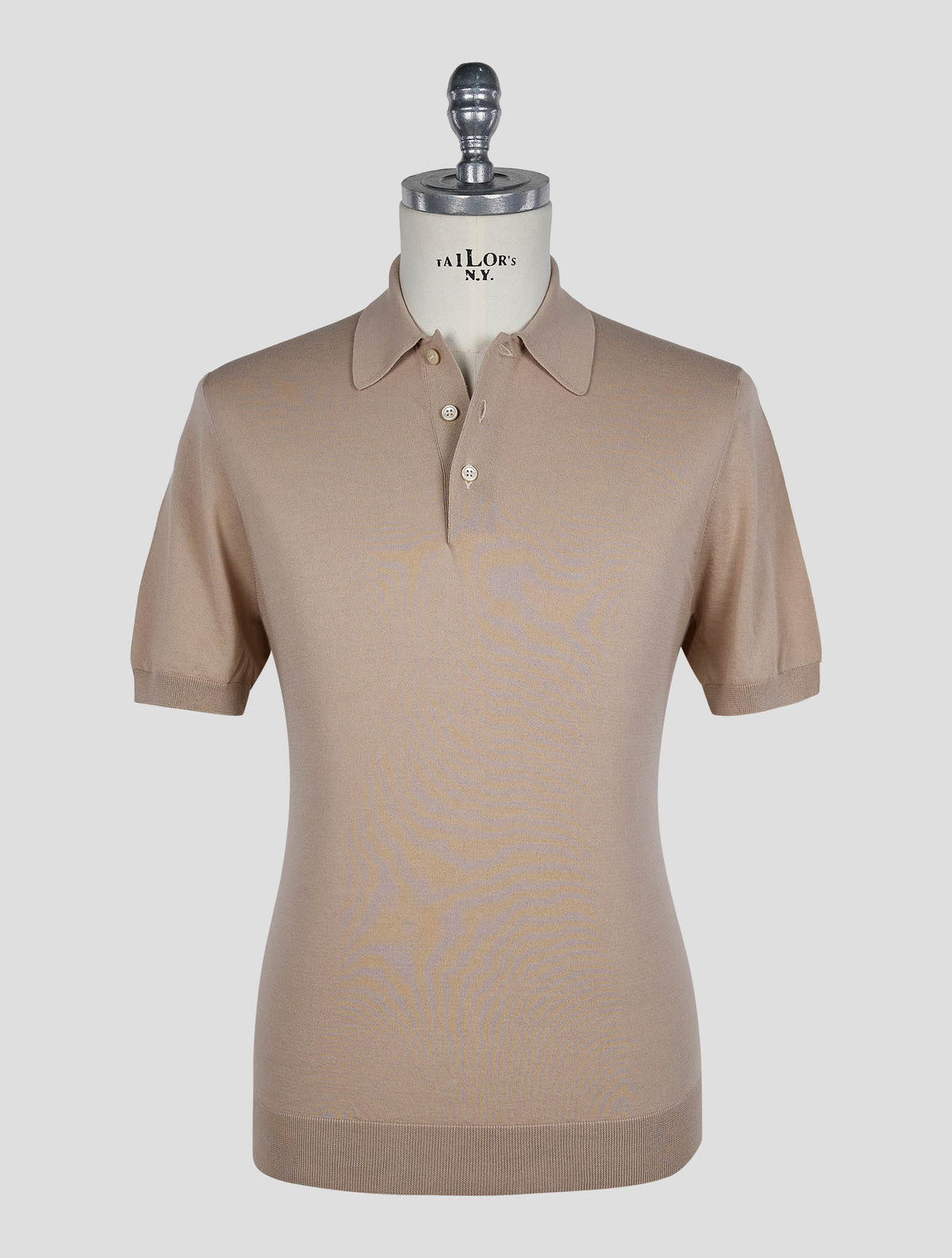 Gran Sasso Sand Cotton Polo 1