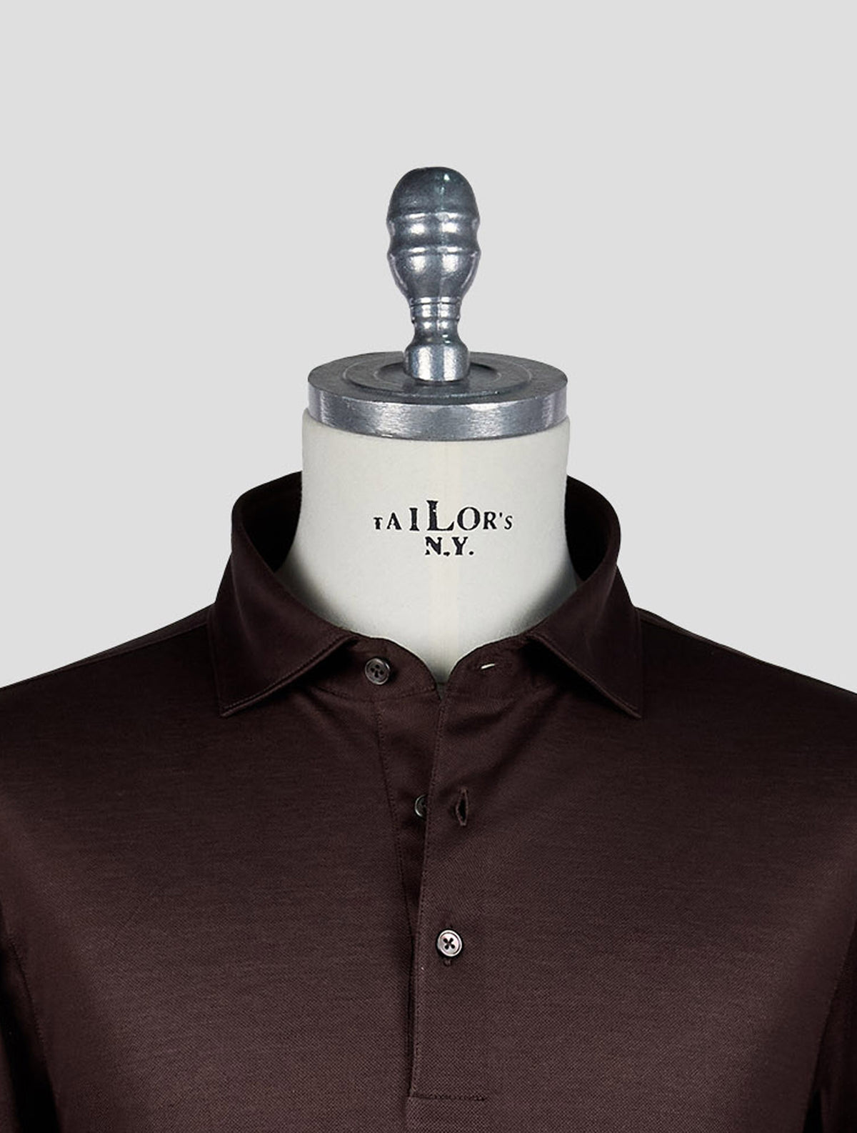Gran Sasso Chocolate Cotton Polo 4