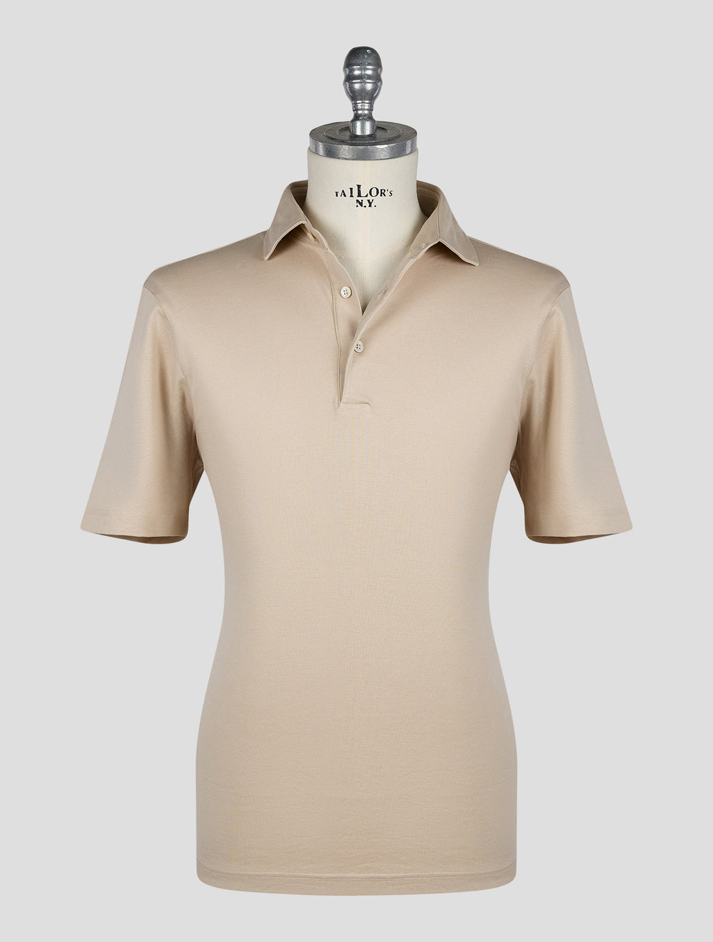 Gran Sasso Sand Cotton Polo 1