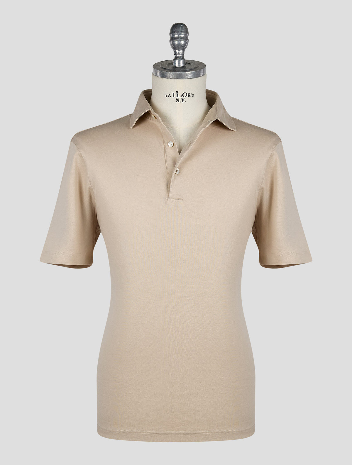 Gran Sasso Sand Cotton Polo 1