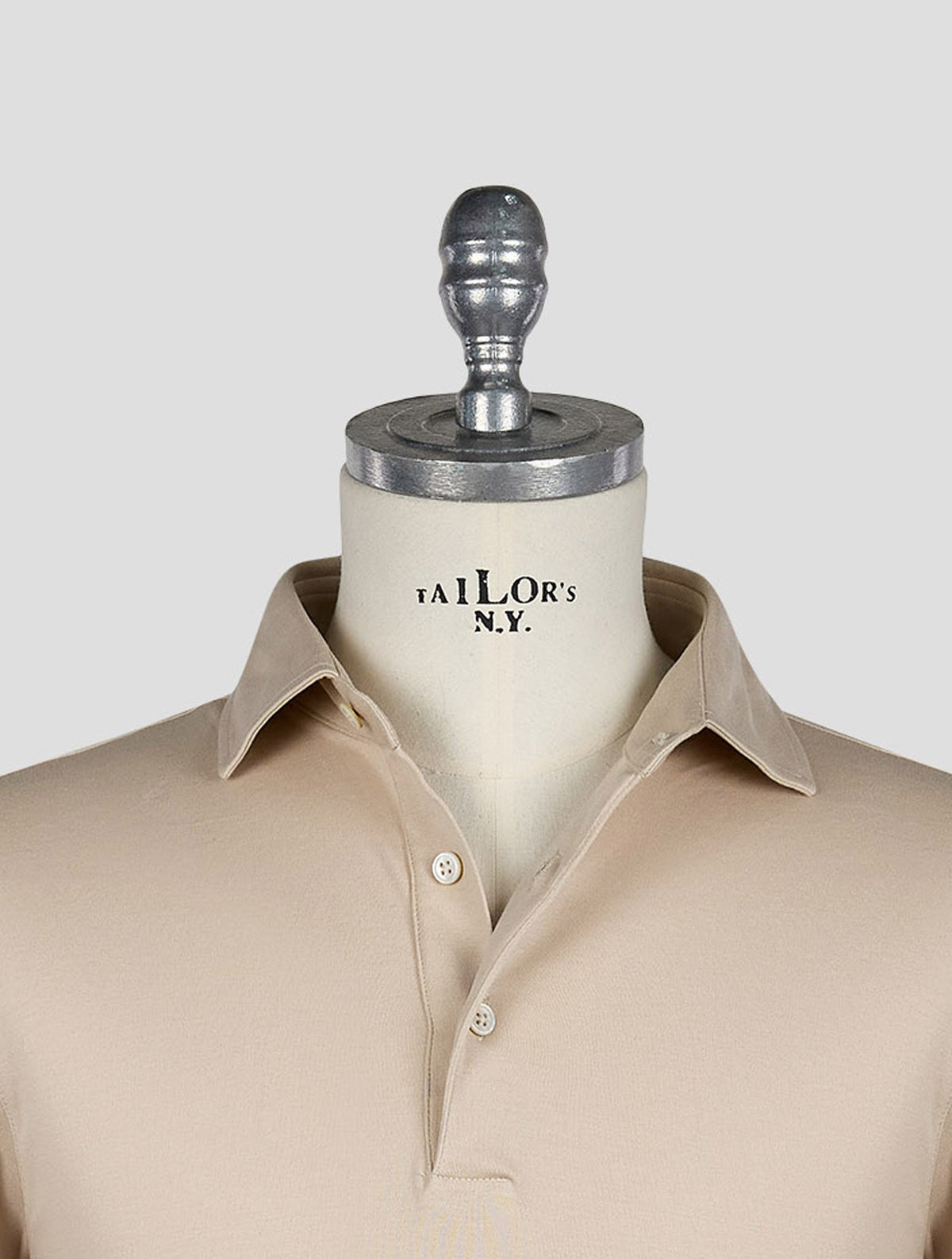 Gran Sasso Sand Cotton Polo 4