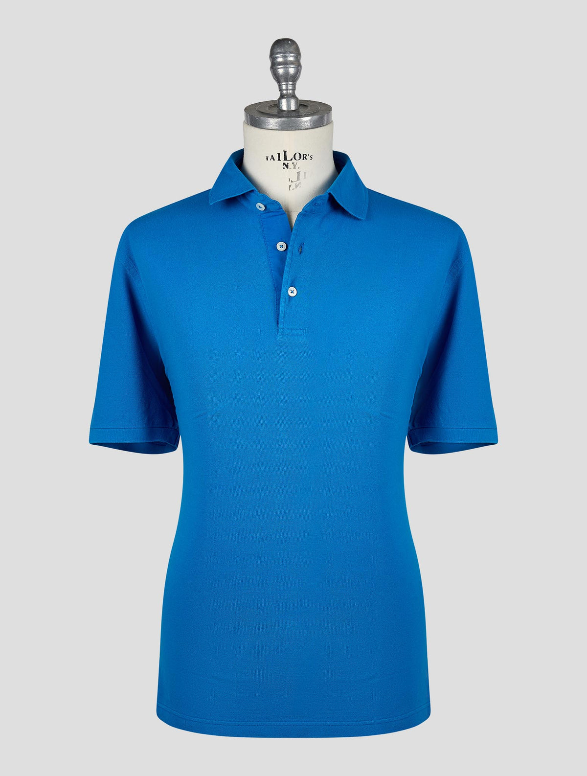 Gran Sasso Blue Cotton Polo 1