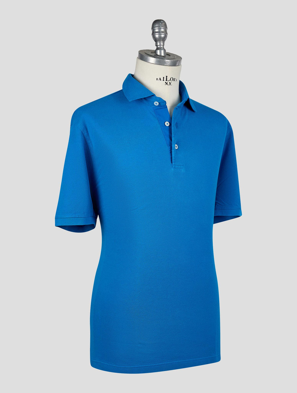 Gran Sasso Blue Cotton Polo 2