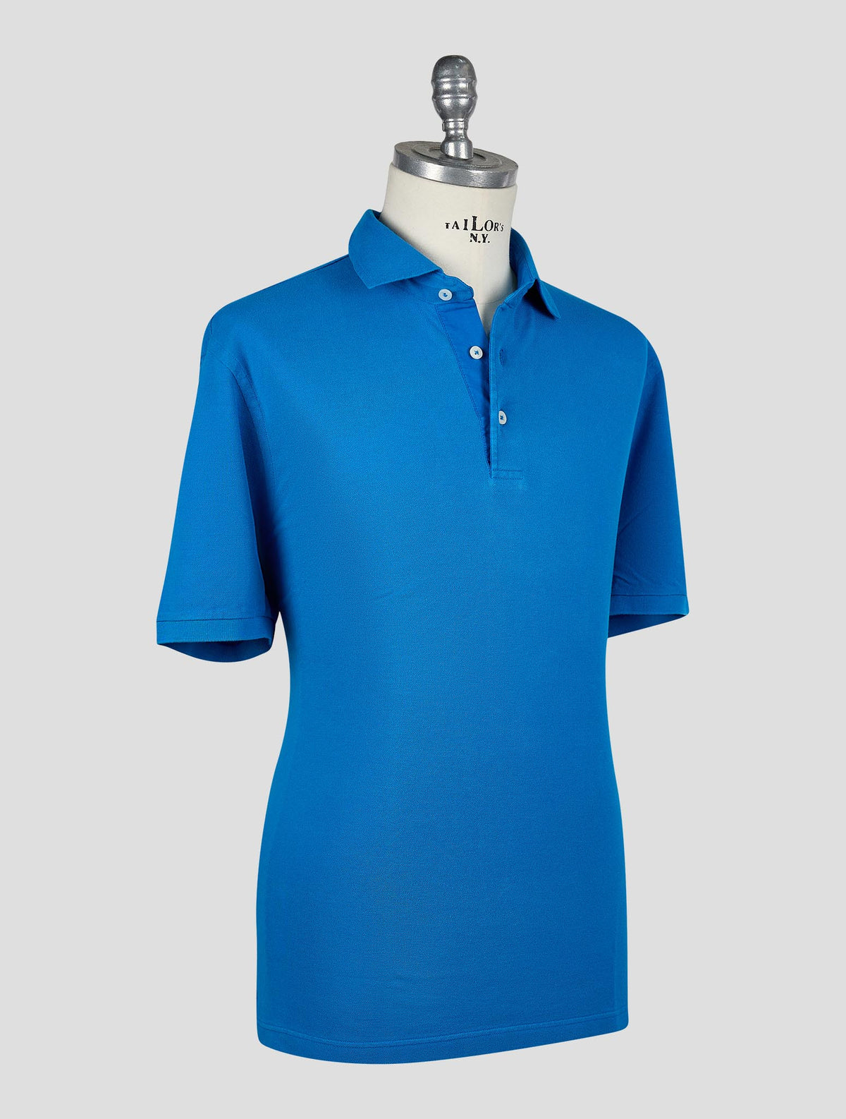 Gran Sasso Blue Cotton Polo 2