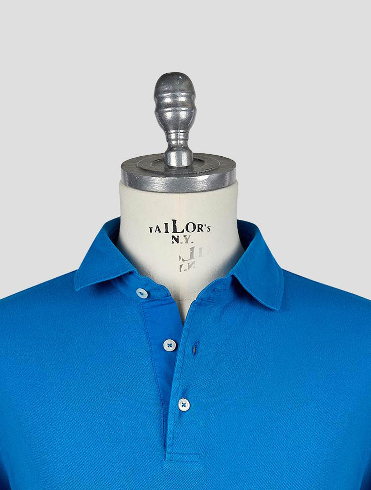 Gran Sasso Blue Cotton Polo 4