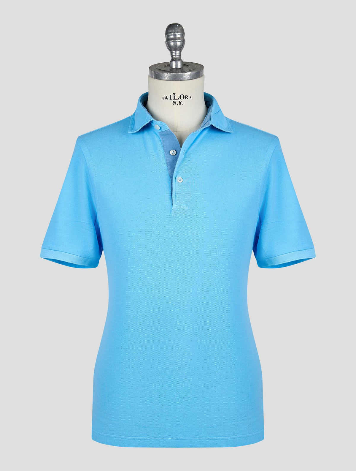 Gran Sasso Light Blue Cotton Polo 1
