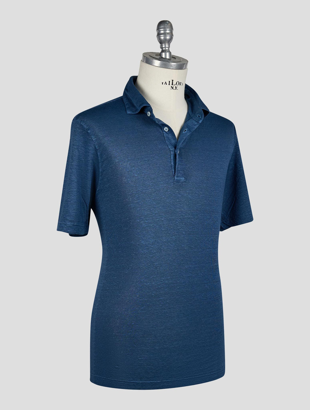 Gran Sasso Blue Linen Ea Polo 2